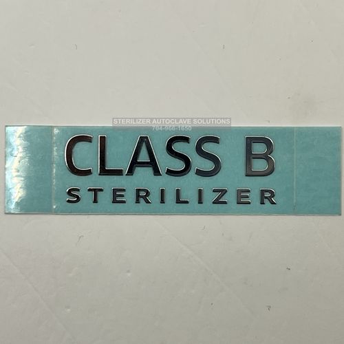 Enbio S Class B Sterilizer Sticker 25280B