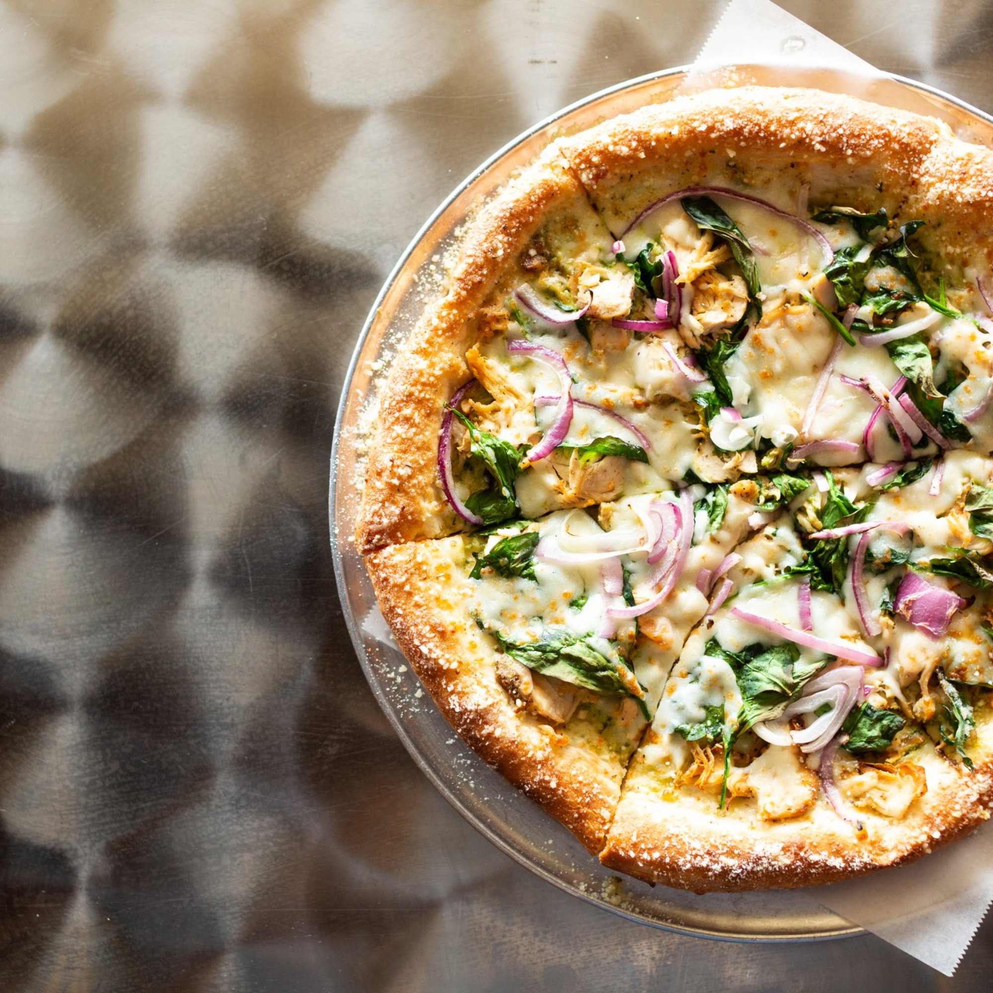 Chicken Pesto Pizza