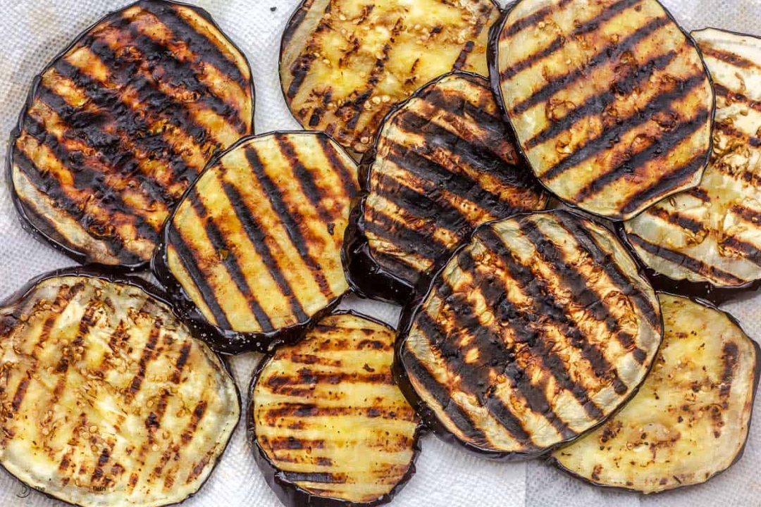 Grilled EZ Eggplant Parmigiana