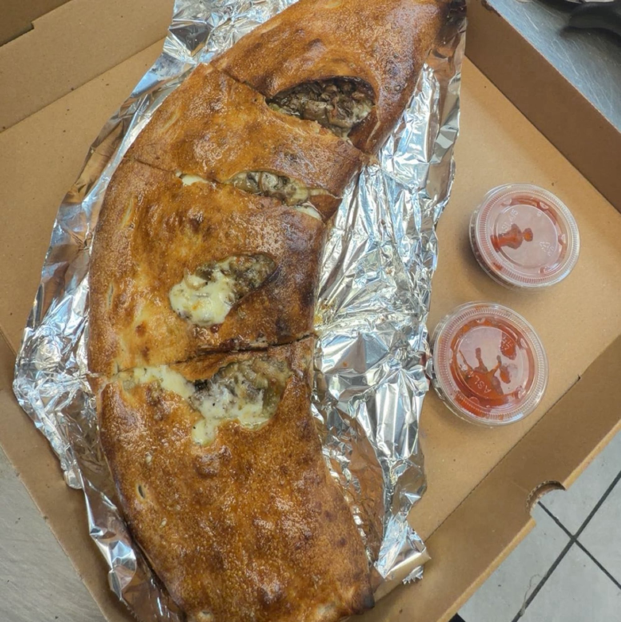Special Steak Calzone