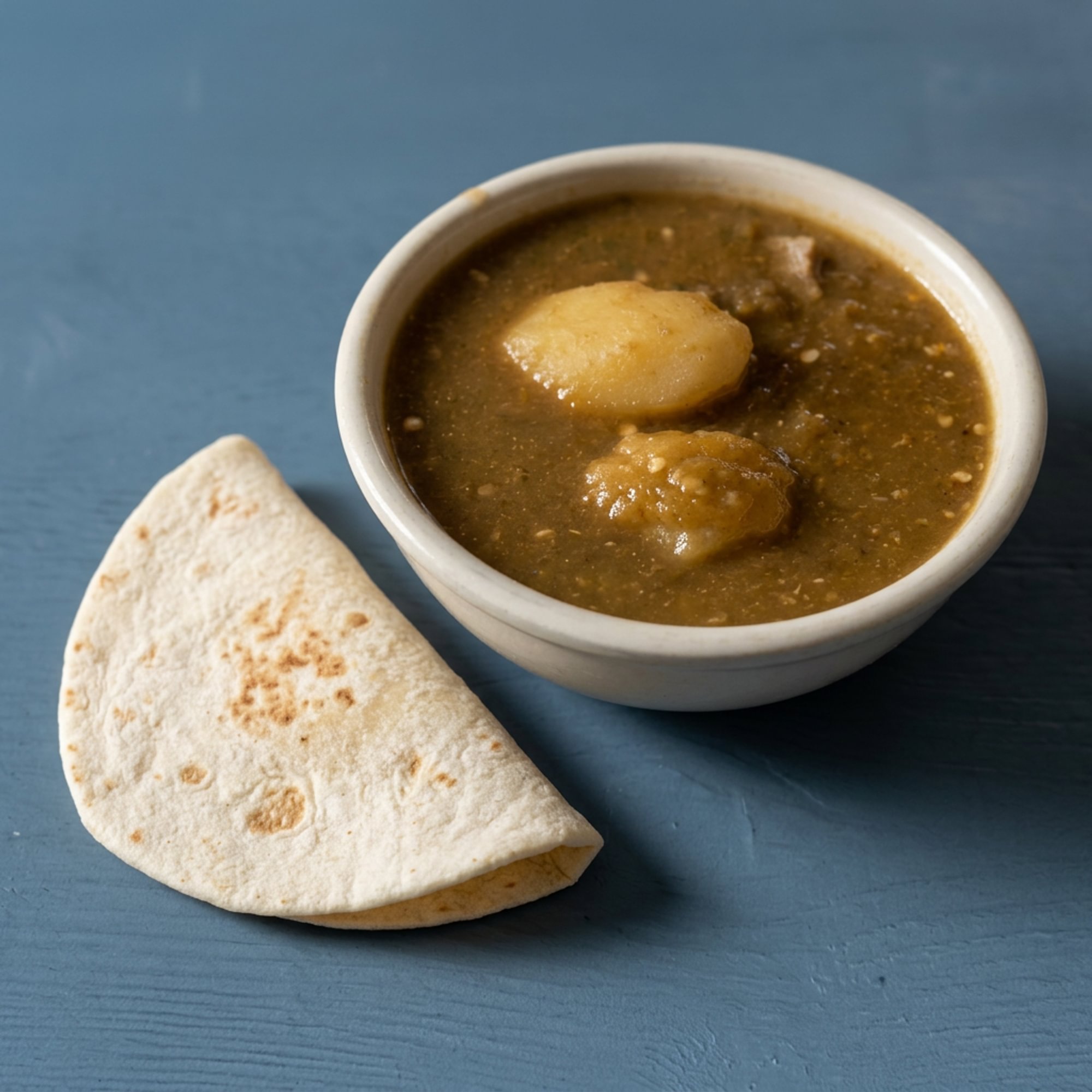 Bowl of Green Chile Stew