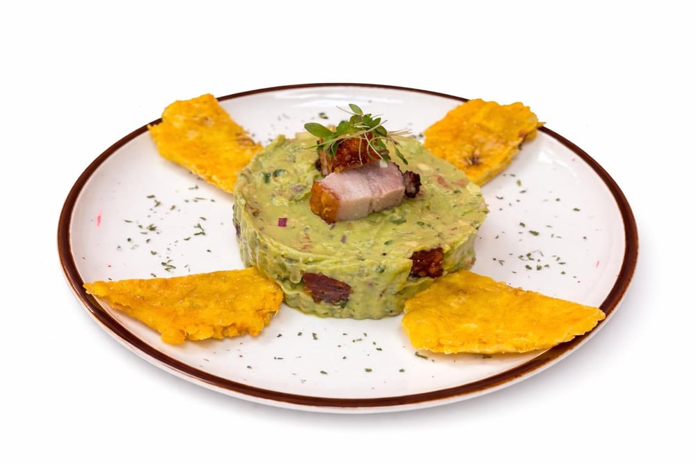 Guacamole Con Chicharrón