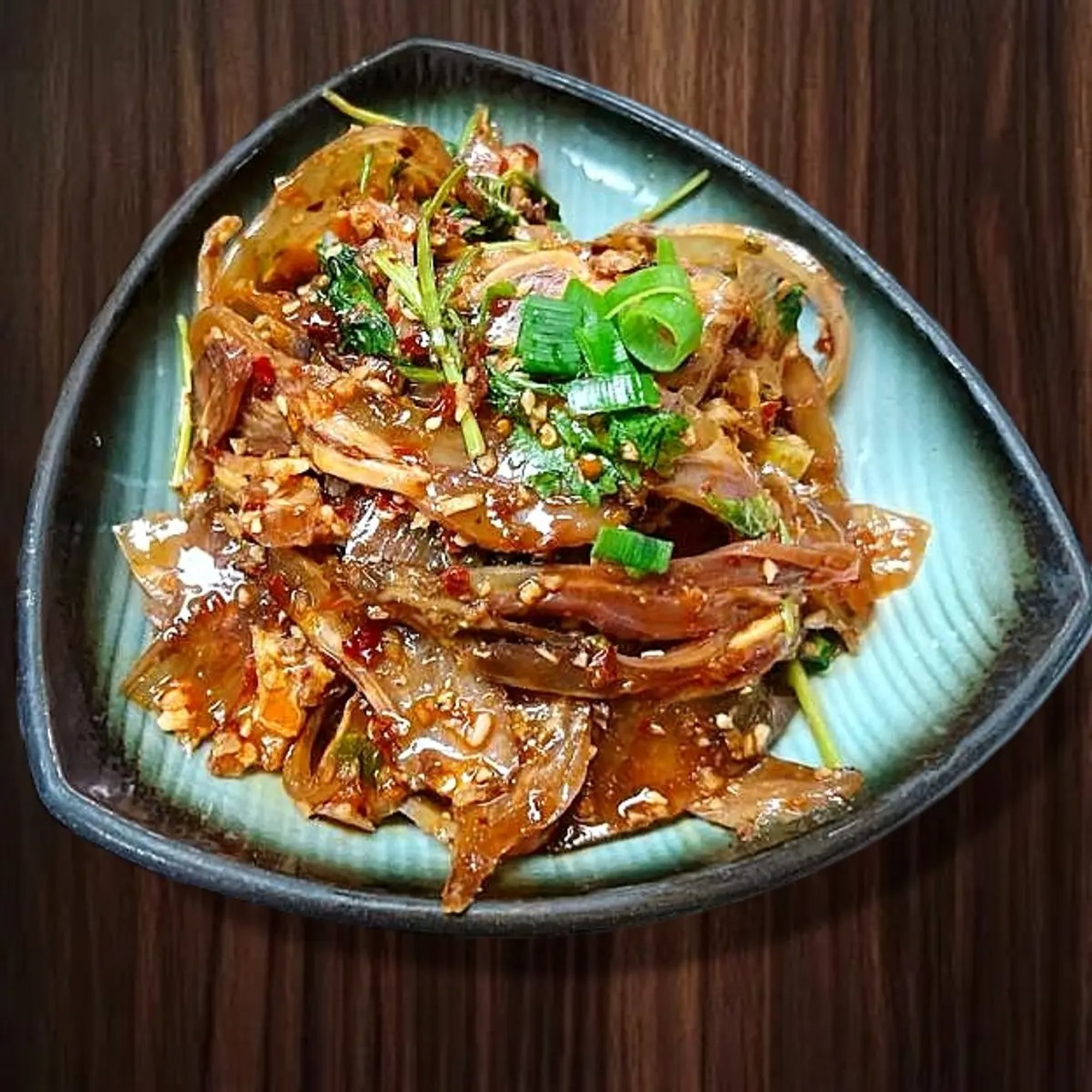 Sliced Beef Tenderloin with Chili Pepper Sauce 麻辣牛筋