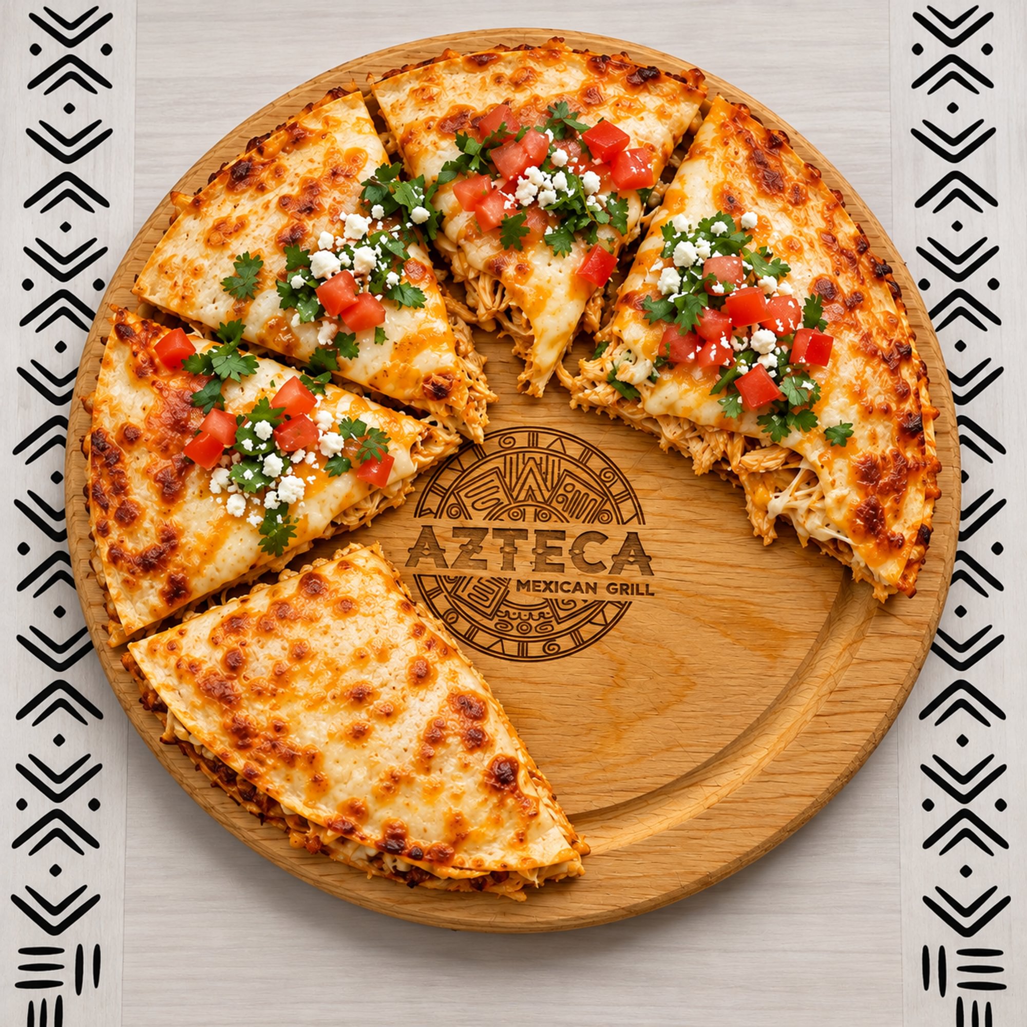 Pizzadilla Azteca