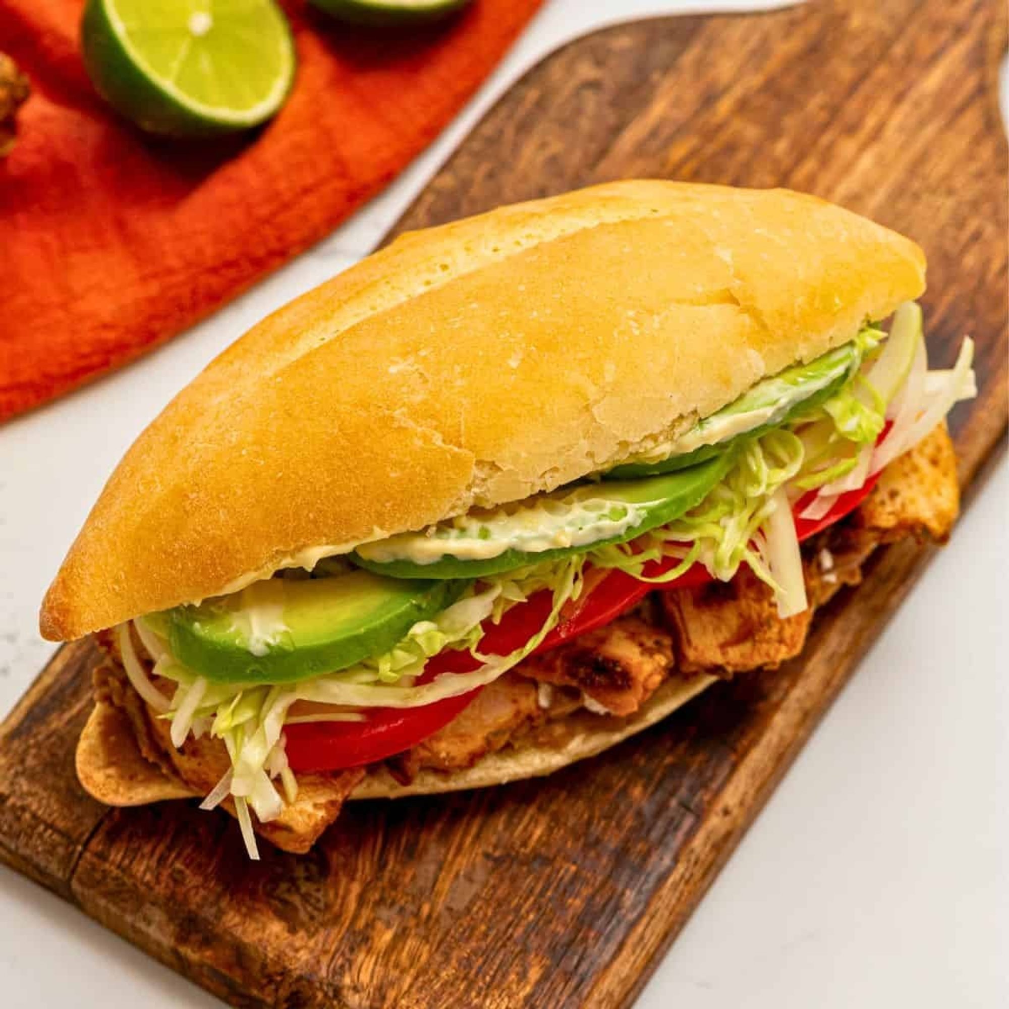 Chicken Fajita Torta