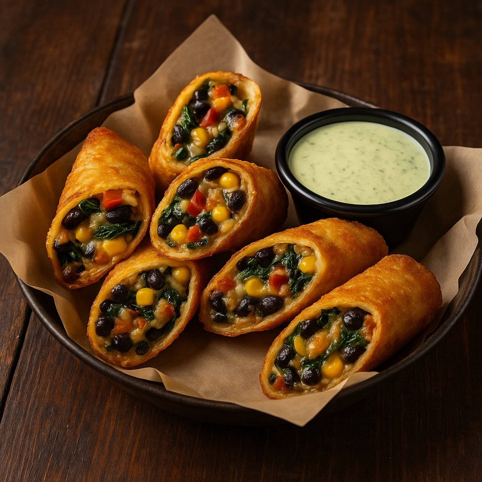 Southwest Chicken Eggrolls