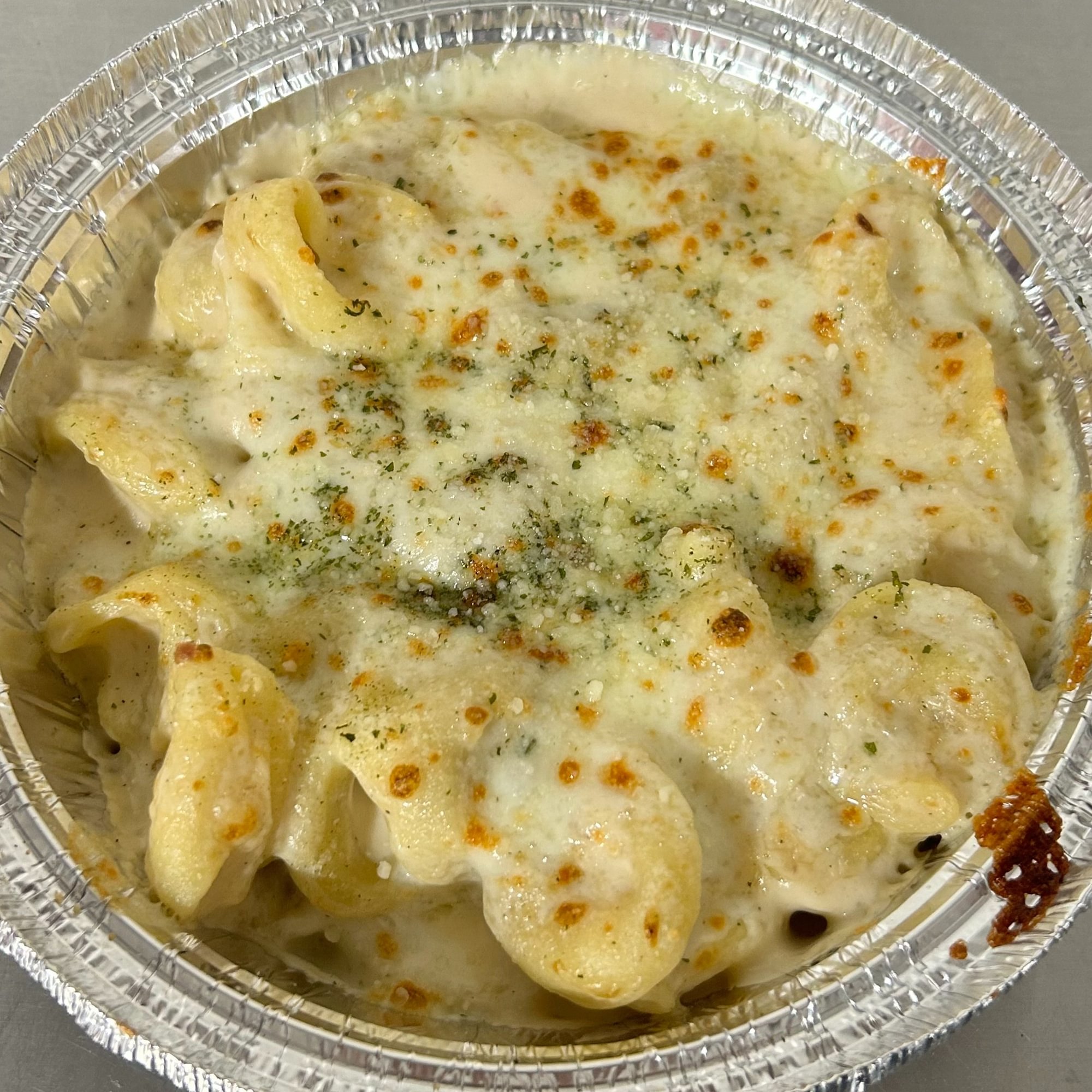 Meat Tortellini with Alfredo Sauce