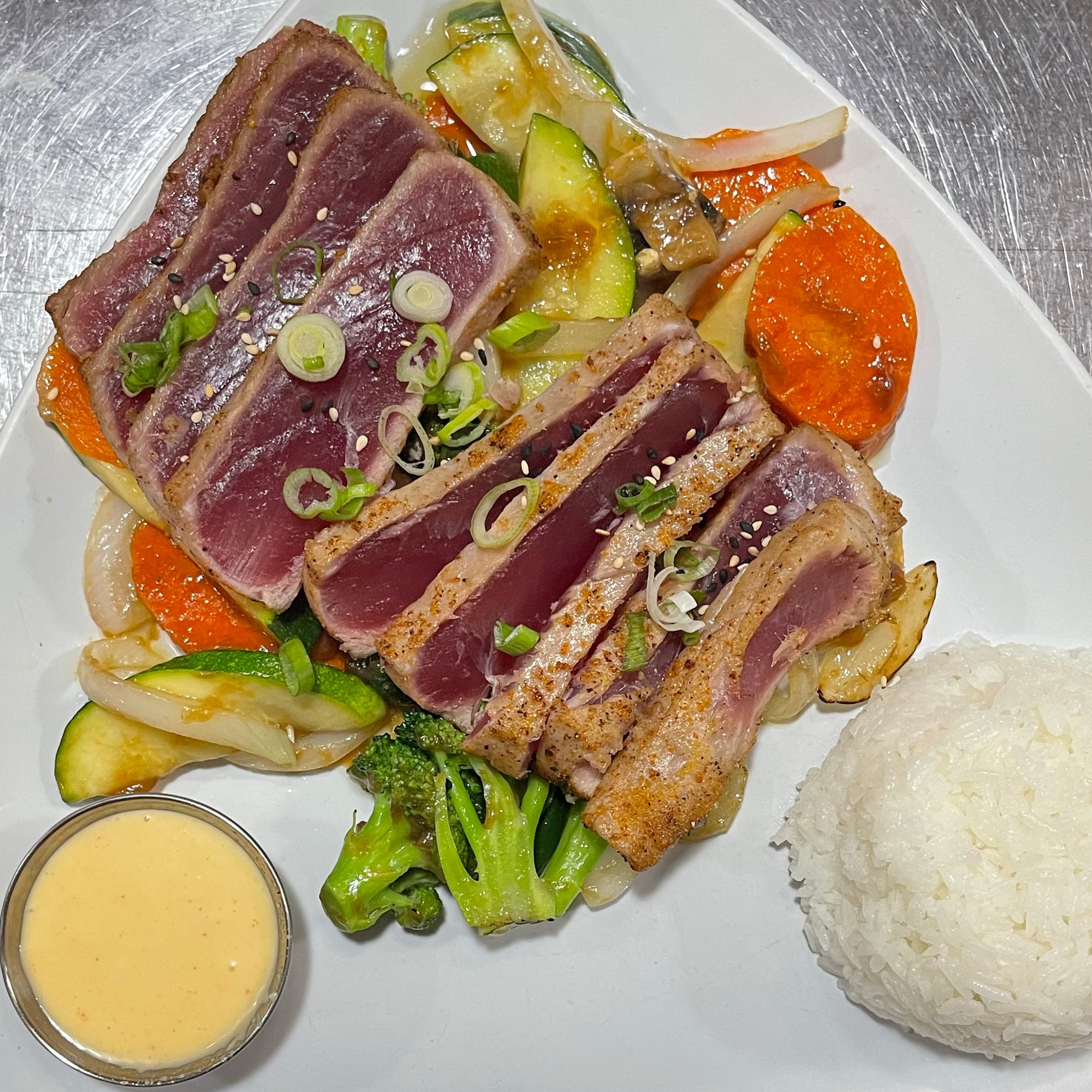 Seared Ahi Tuna Dinner