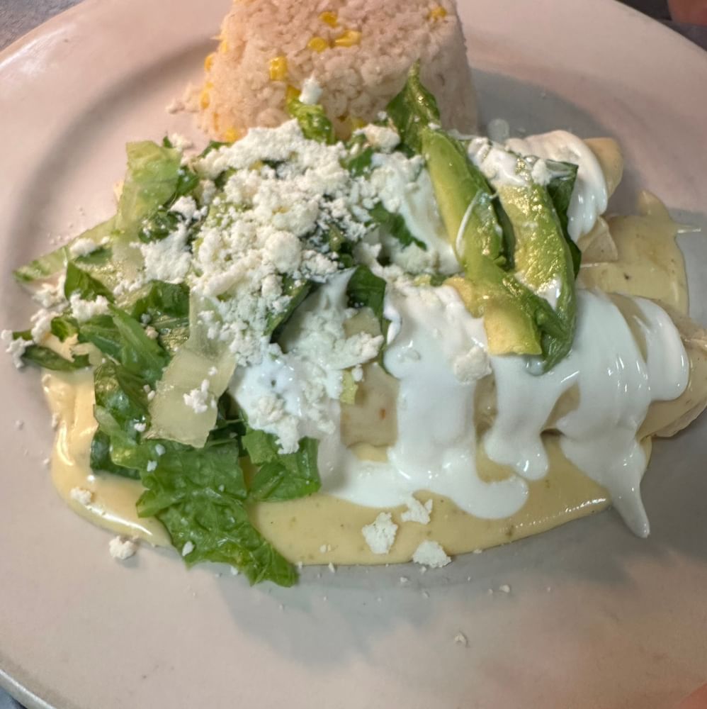 Seafood Enchiladas