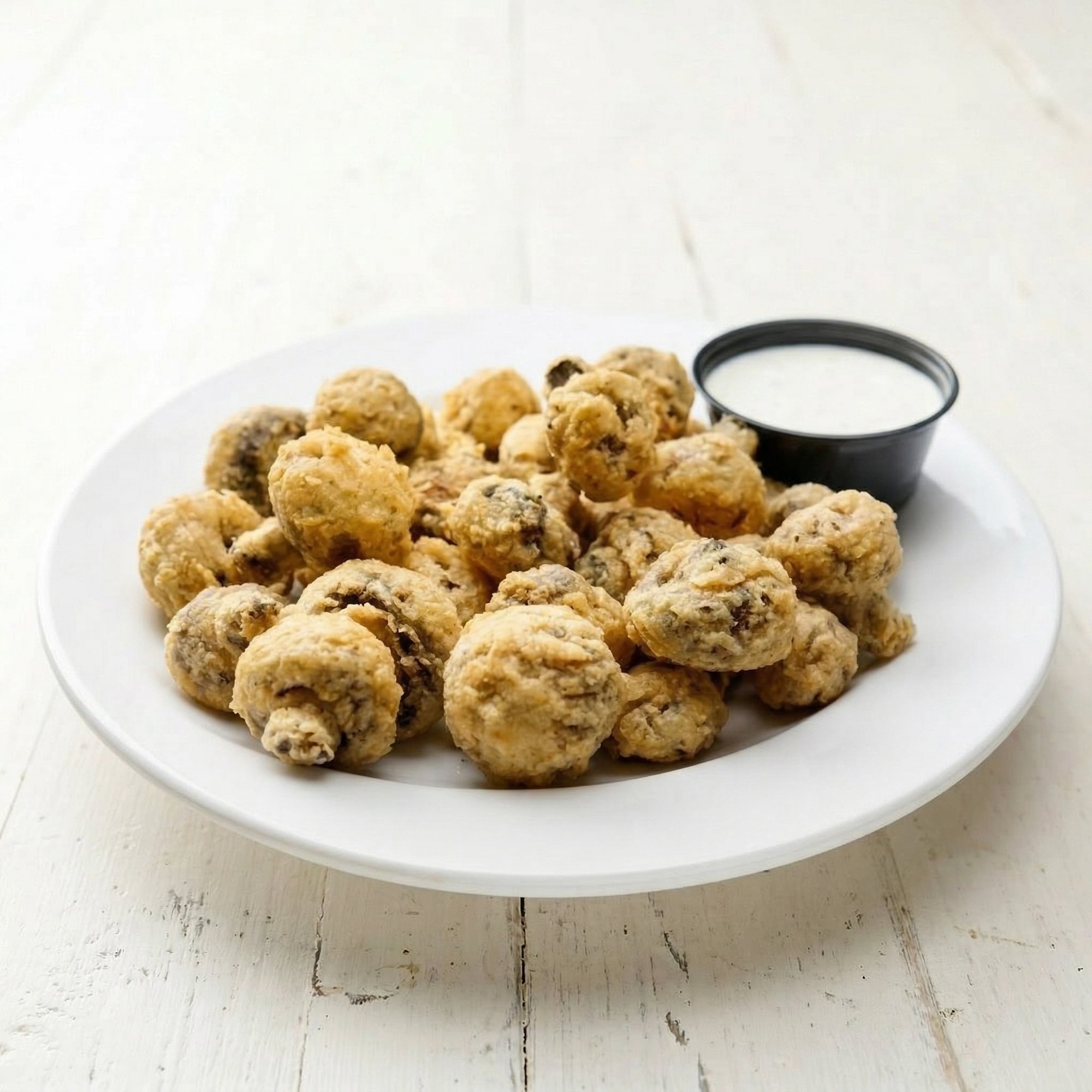 Fresh Hand-Breaded Button Mushrooms