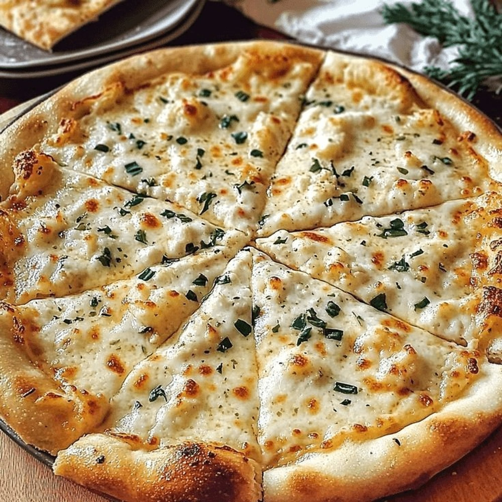 12" Gluten Free Bianca Pizza