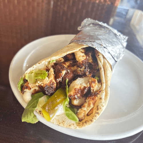 Chicken Cream Chop Pita