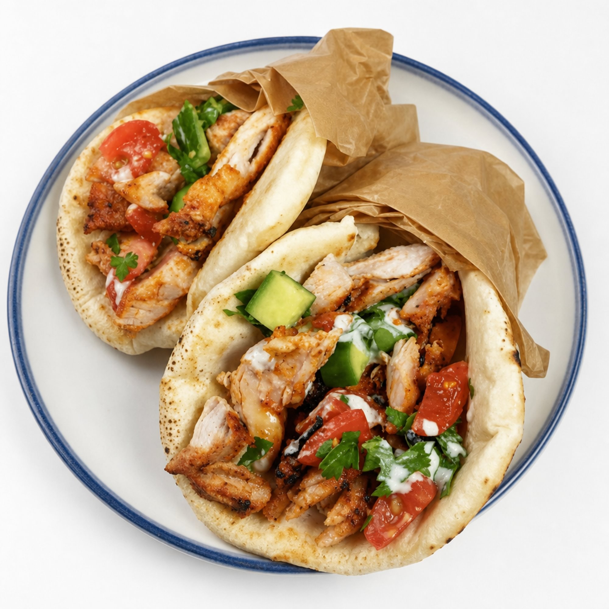 Mixed Pita Combo with Ayran