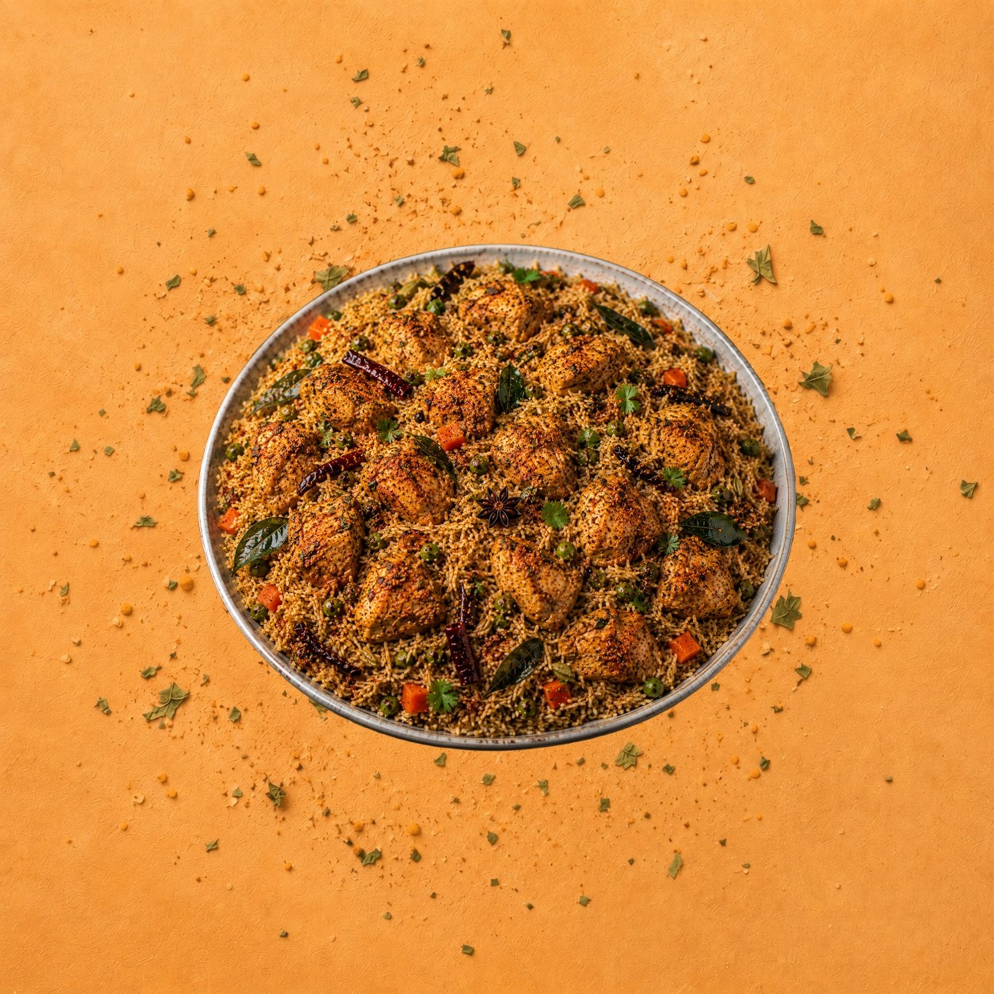 Karampodi Chicken Pulao