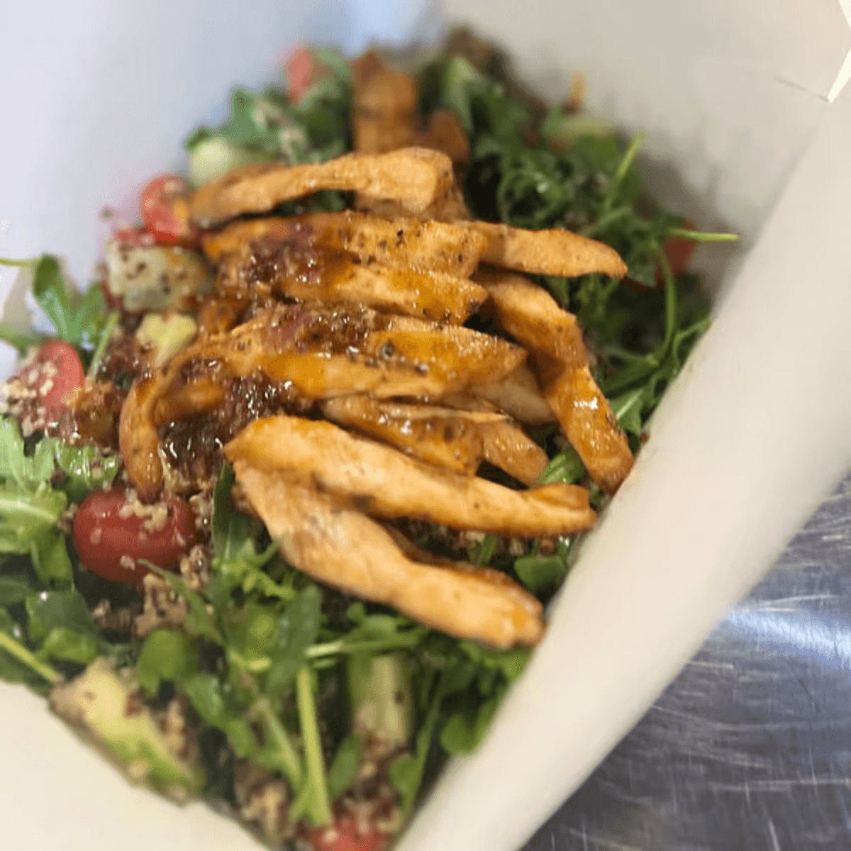 Honey BBQ Roasted Chicken Bowl