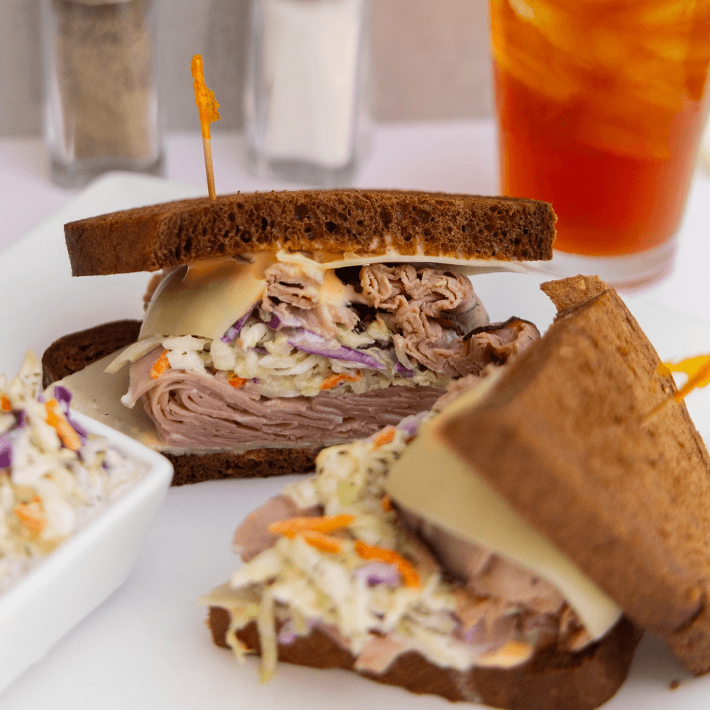 #2. Corned Beef, Roast Beef & Swiss Cheese Sandwich