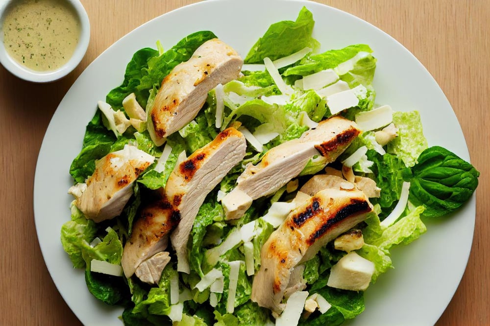 Queen Caesar Salad Chicken