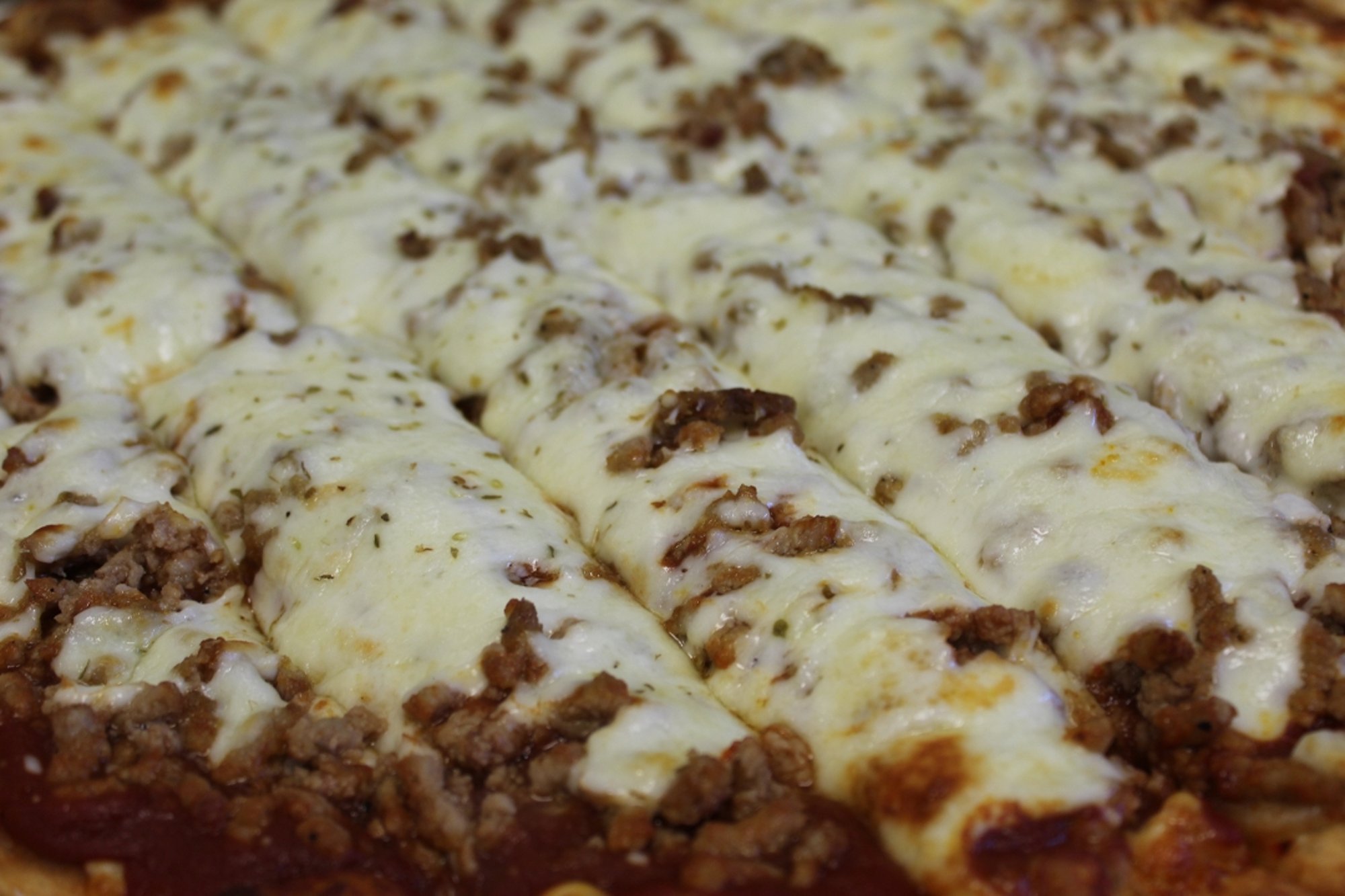 Large | Sausage Pizza.
