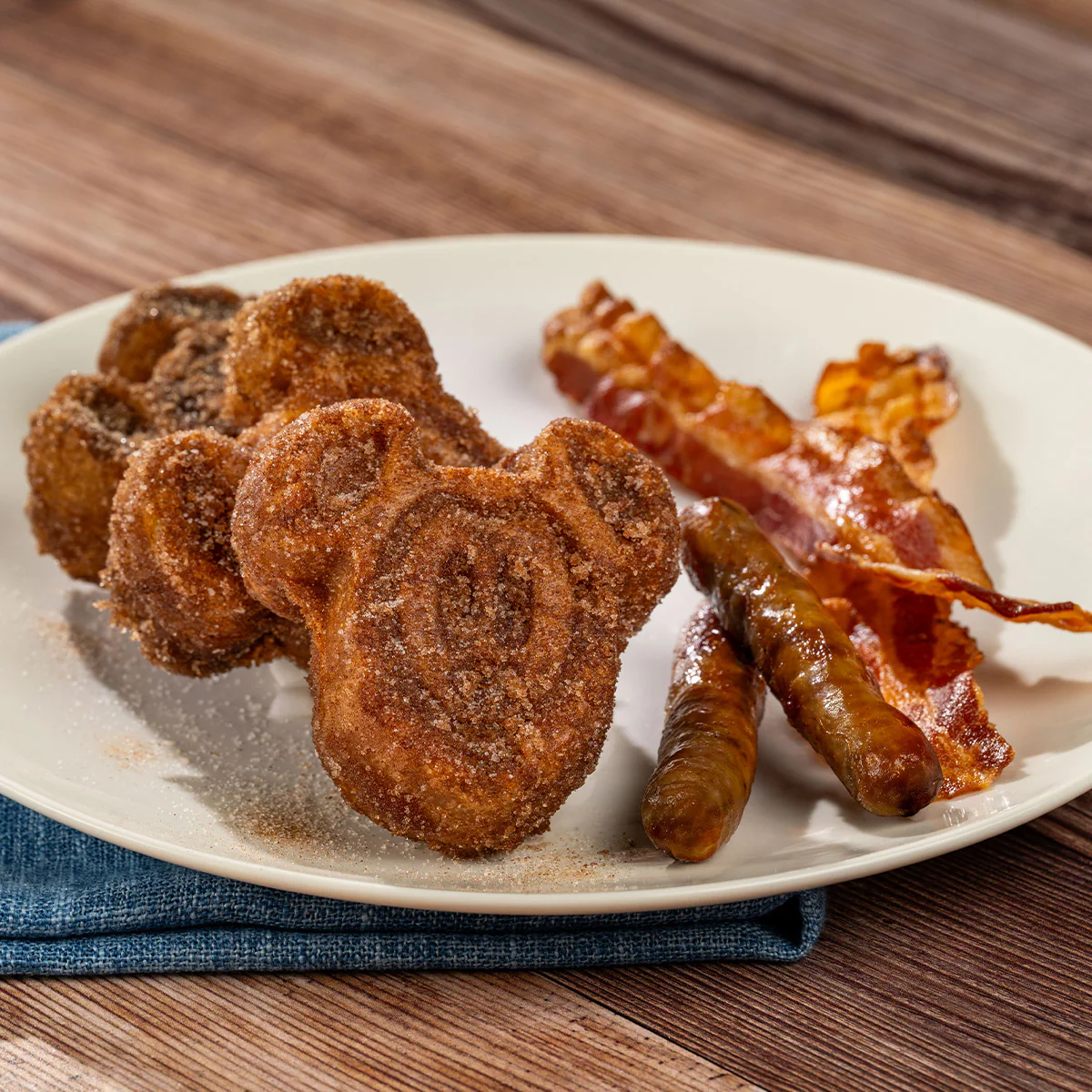 Mickey-shaped Churro Waffles