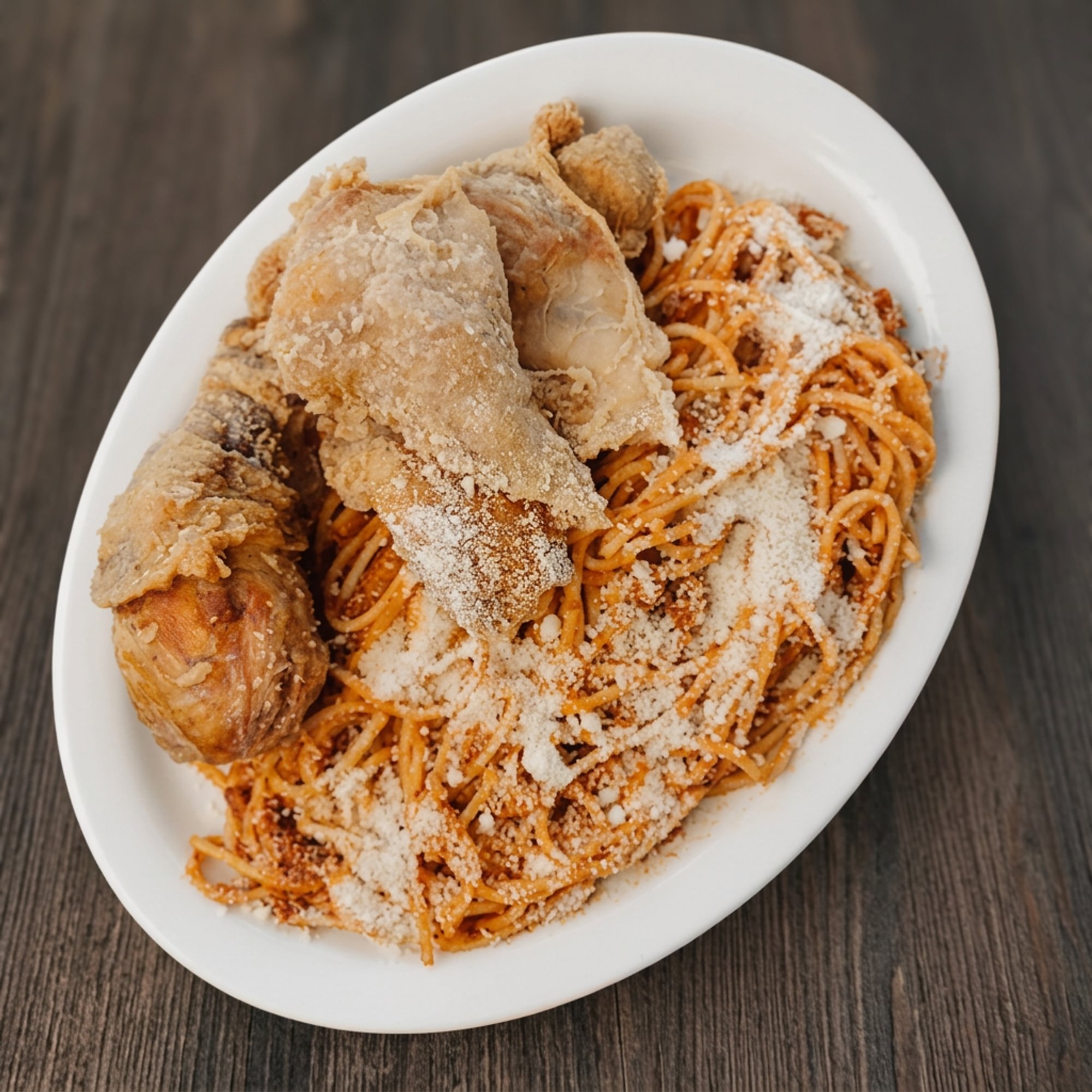 The Pfist Fried Chicken & Spaghetti
