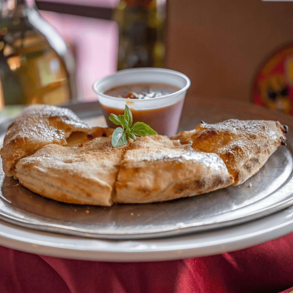 Mushroom Pepperoni Calzone