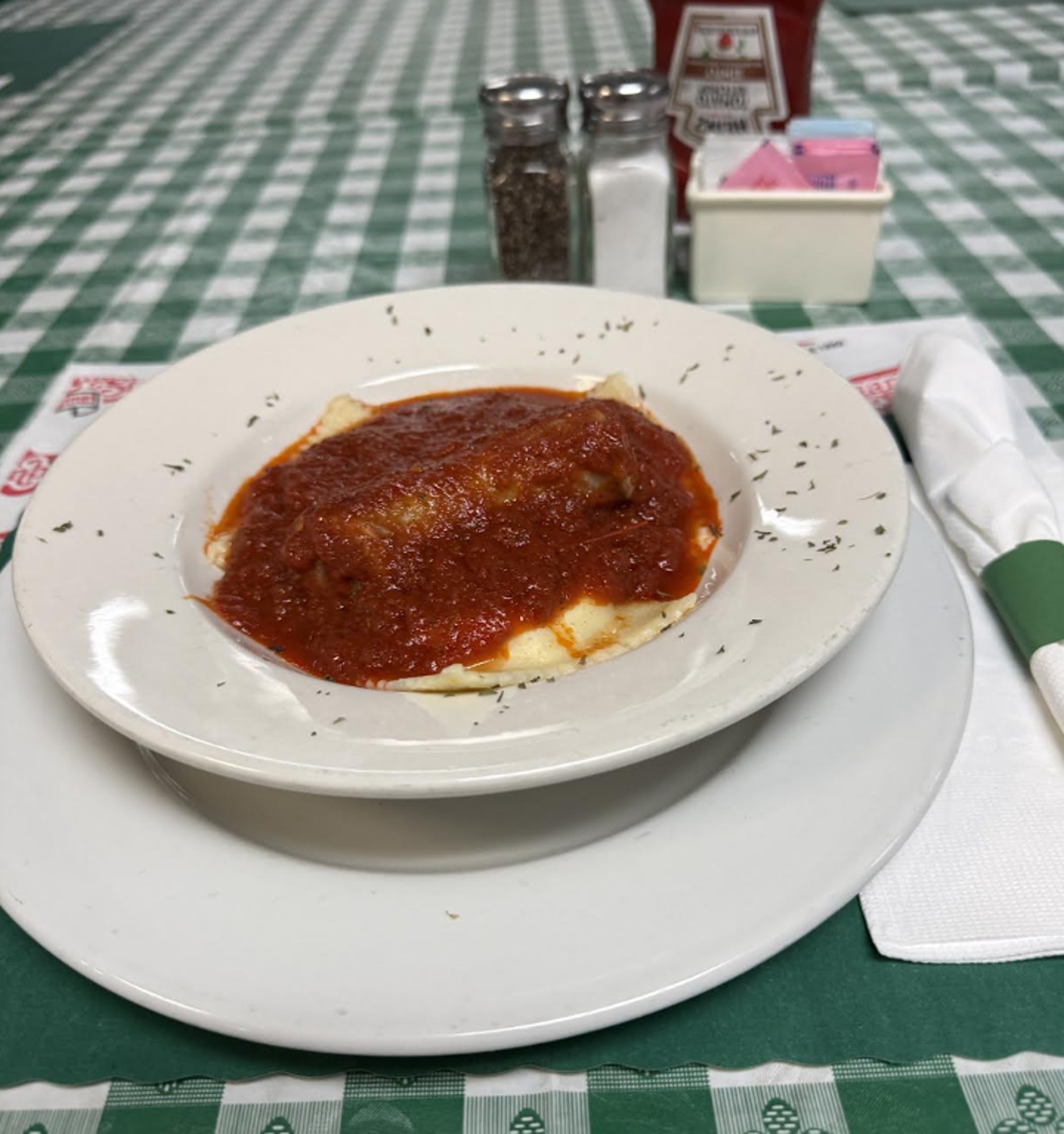 Kids Ravioli & Sausage