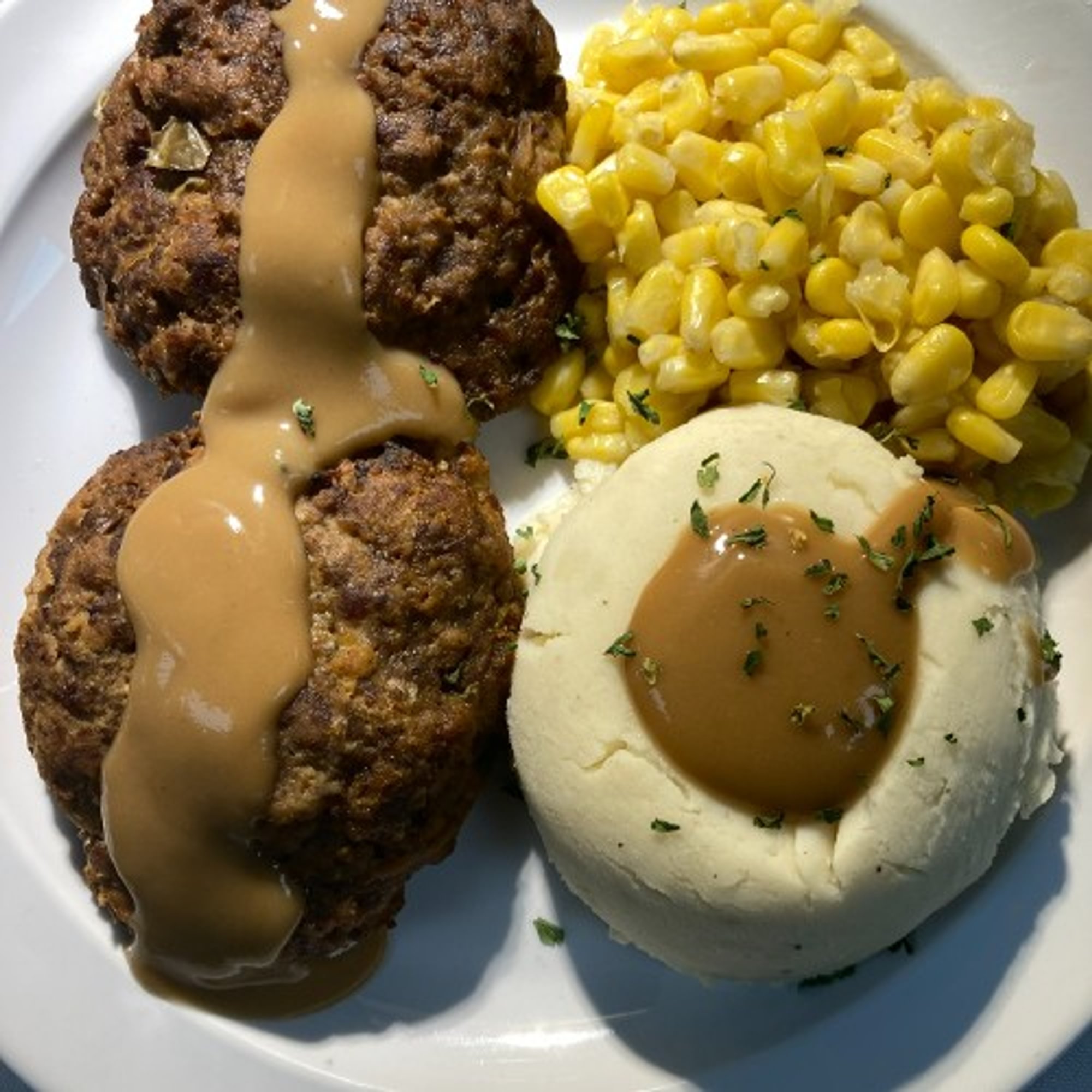 2 Salisbury Steak Platter