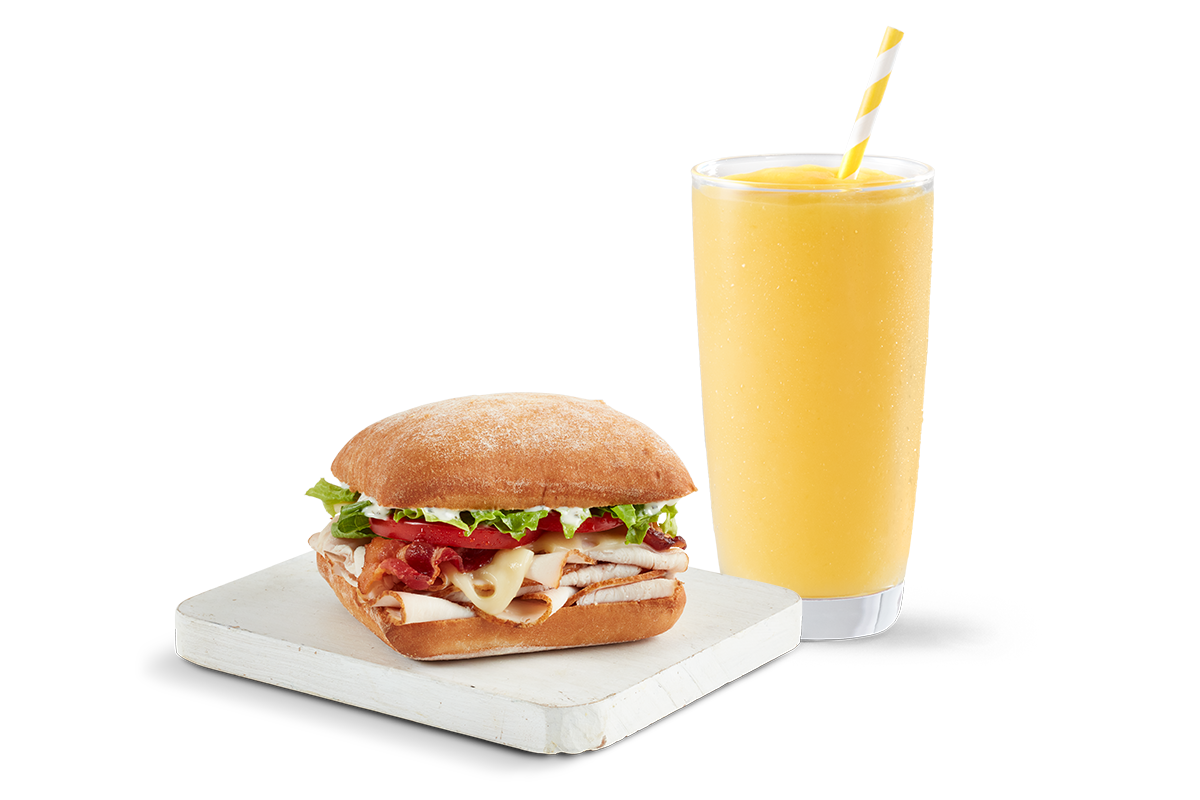 SMOOTHIE AND A SANDWICH