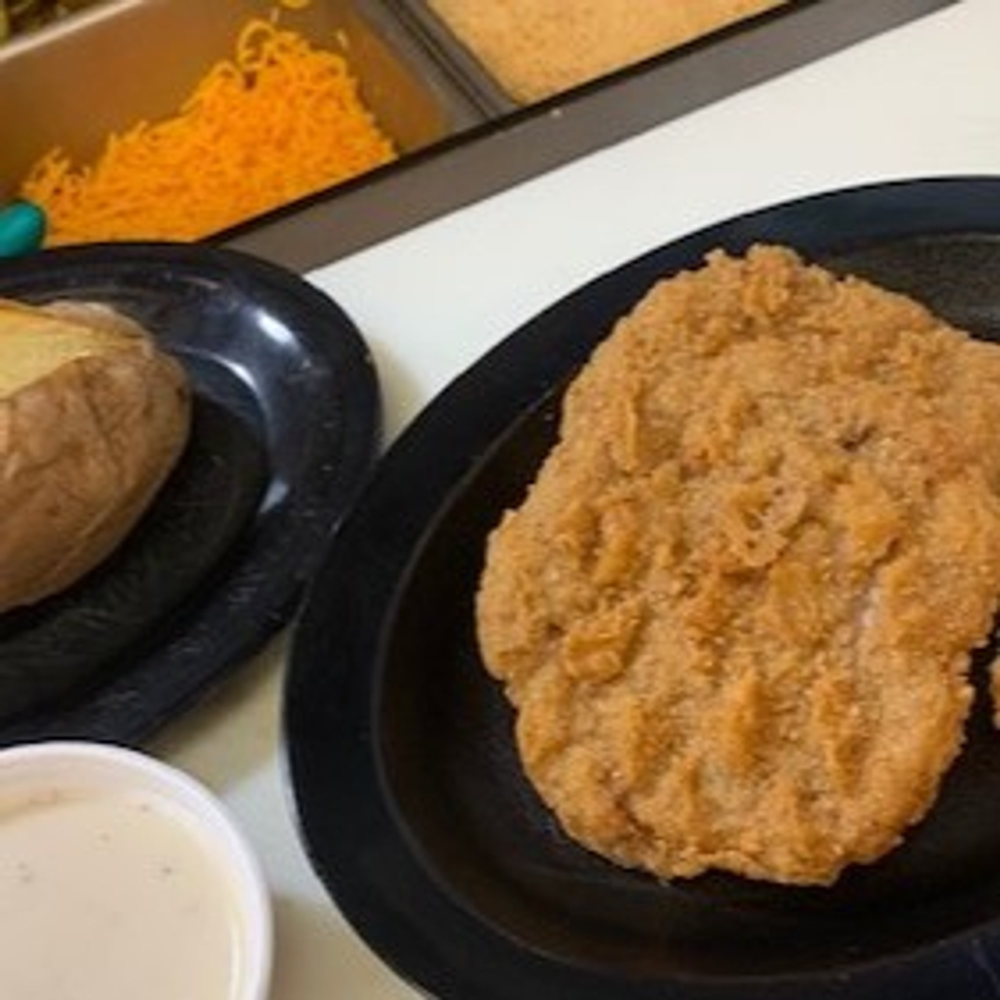 COUNTRY FRIED STEAK (1/2 ORDER)