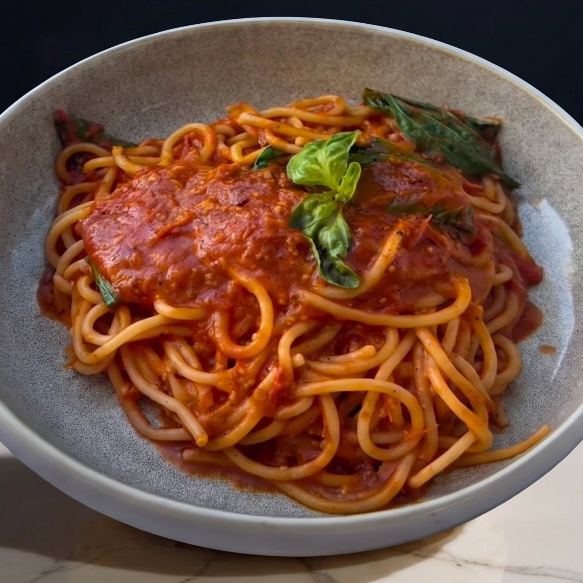 Pasta Pomodoro Basilico (V)