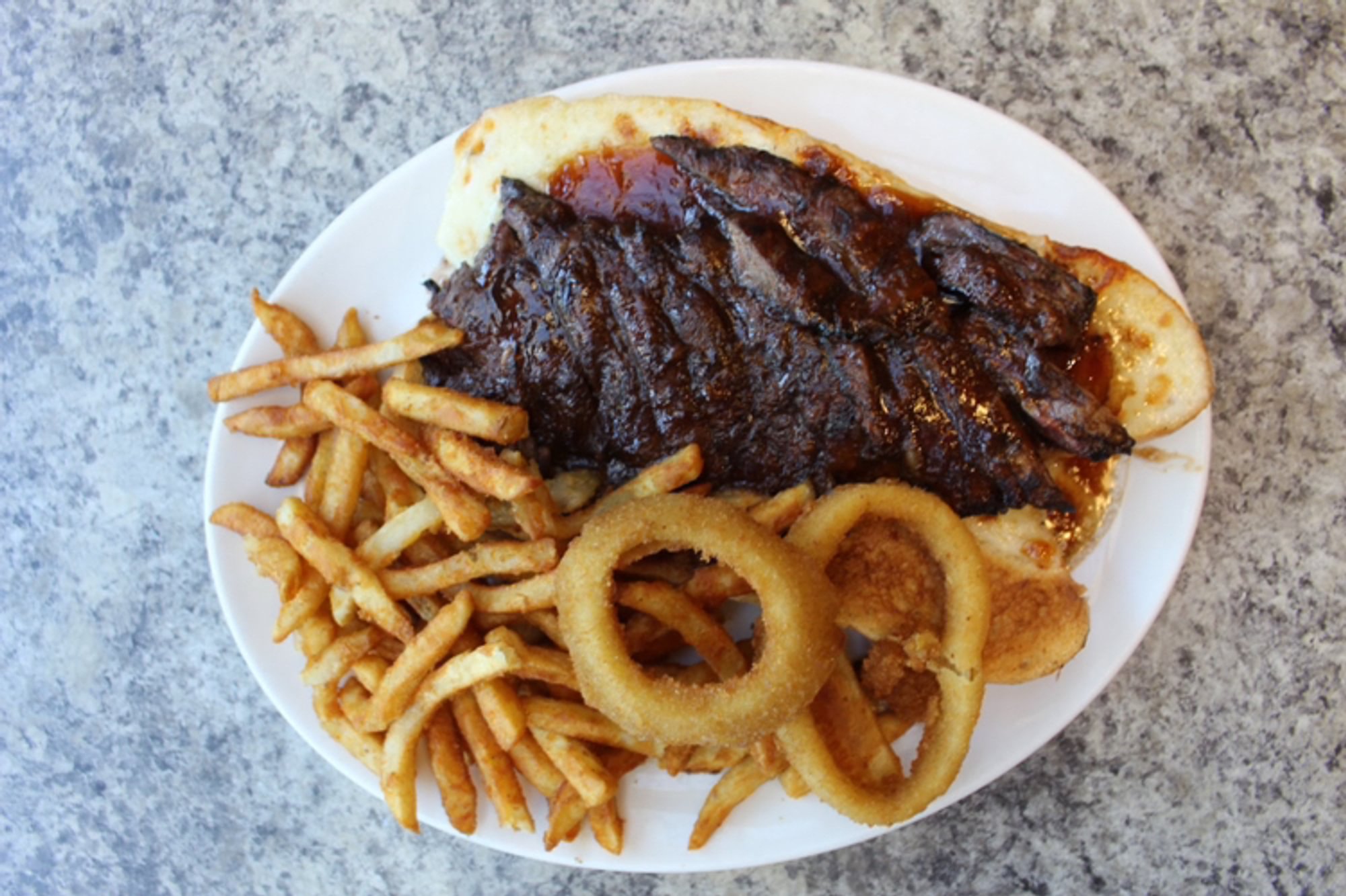 Peter Lugar Sauce Steak Sandwich
