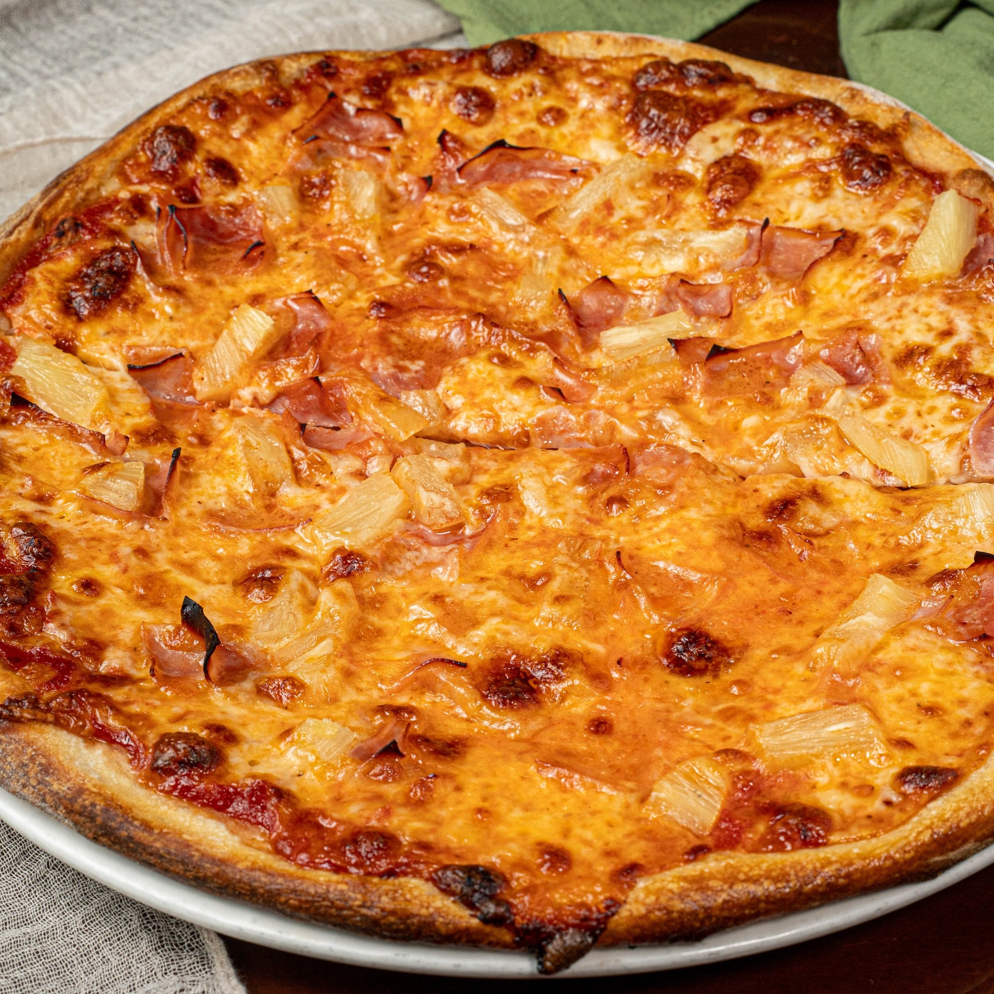 Hawaiian Pizza (Gluten Free Pizza Crust - 6 Slices 12")
