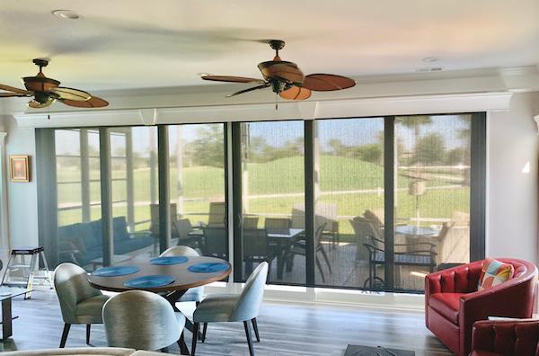 We are loving the view from this gorgeous Hilton Head home! Our solar shades are the perfect option for maintaining the view, while blocking harmful UV rays. Customize your shades to different shapes and sizes to best fit your window treatment needs.