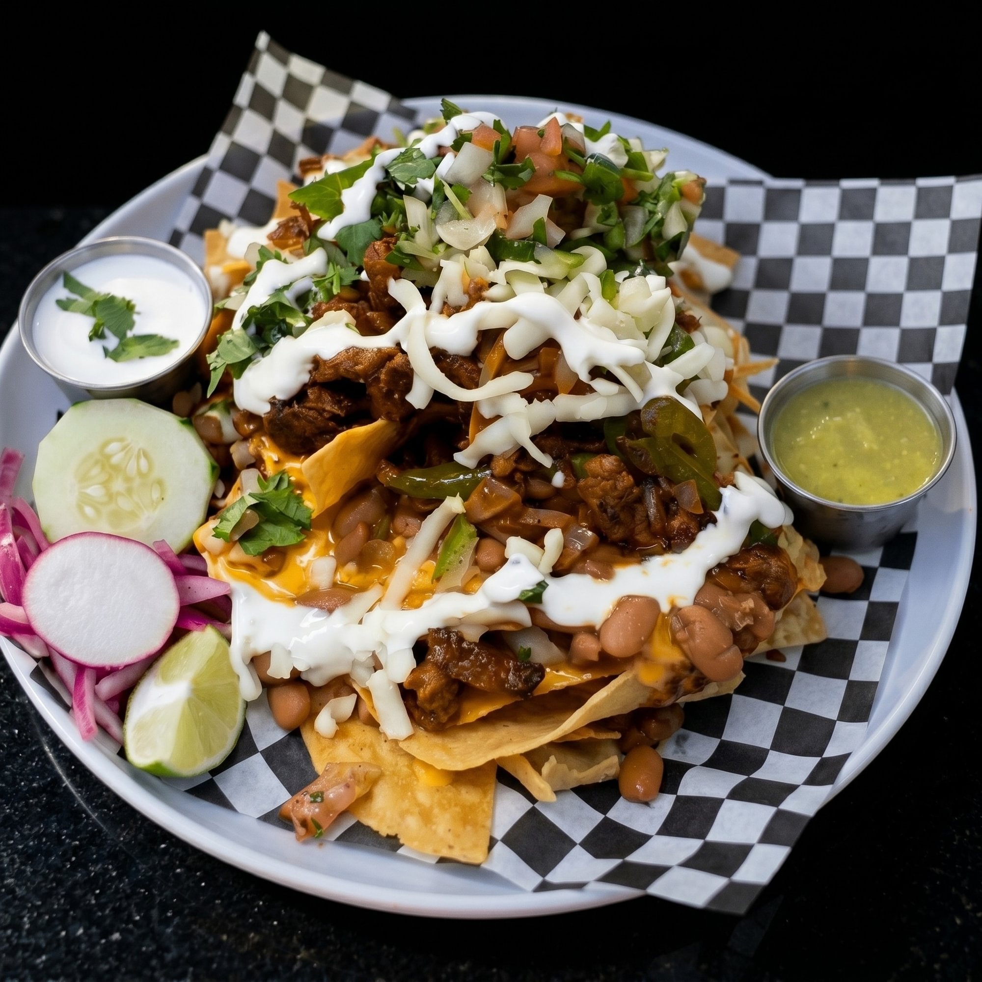 Nachos Al Pastor - Marinated Pork