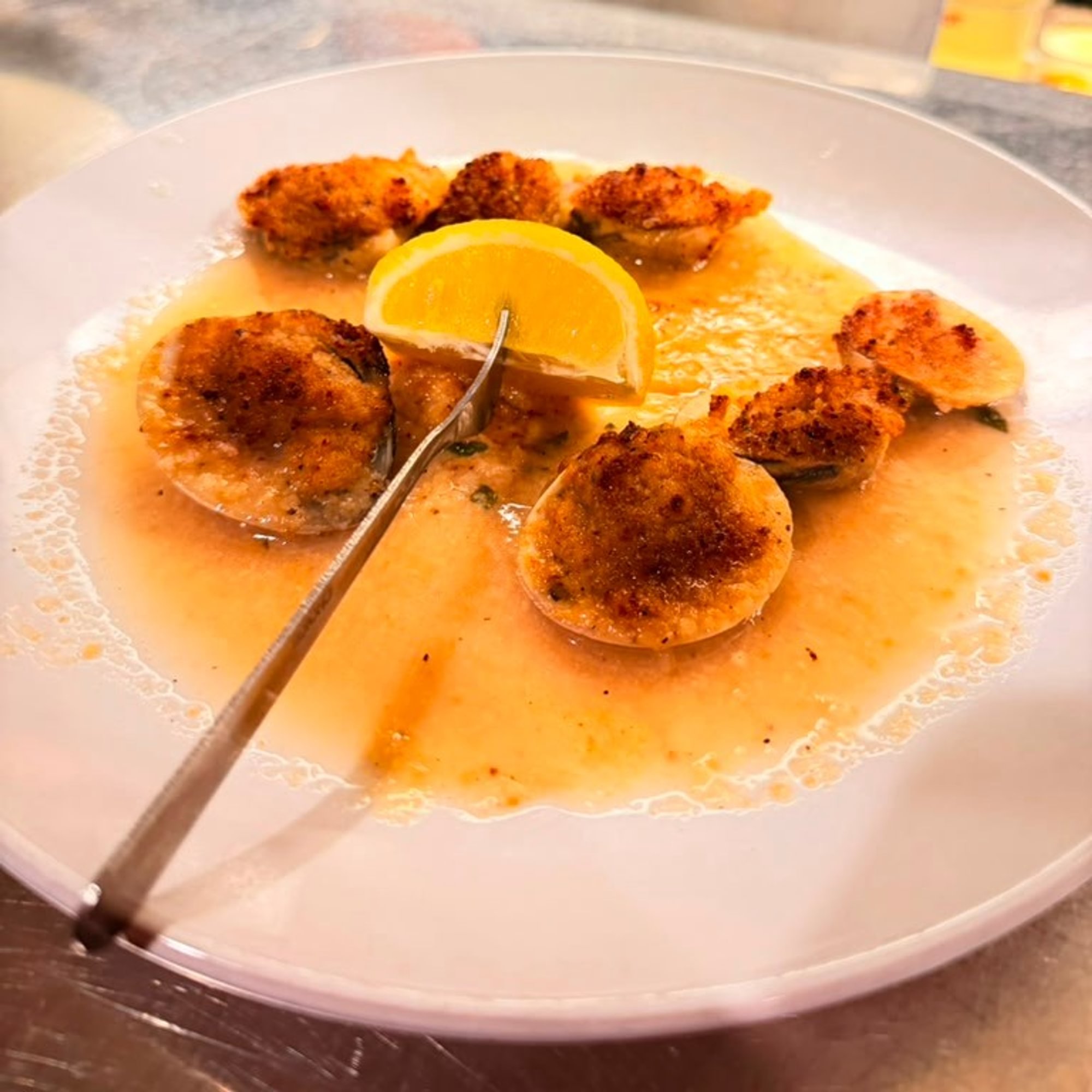 Clams Oreganata