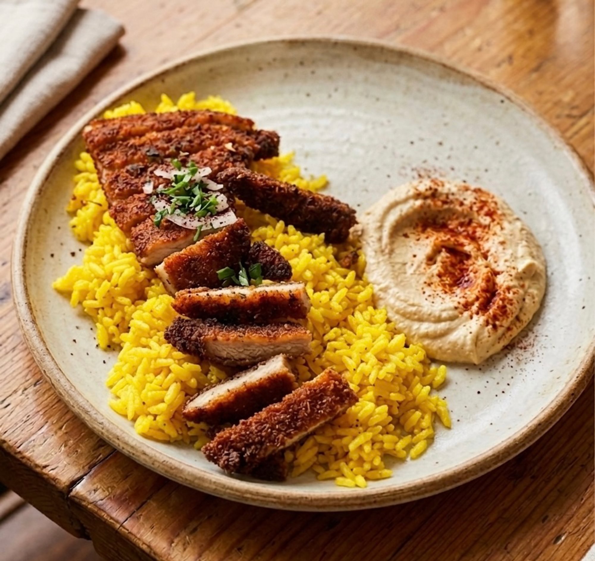 Lunch Chicken Cream Chop