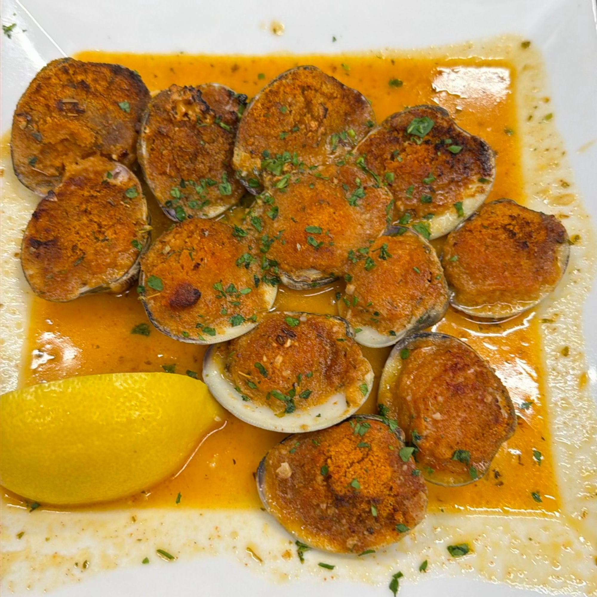 Whole Baked Clams