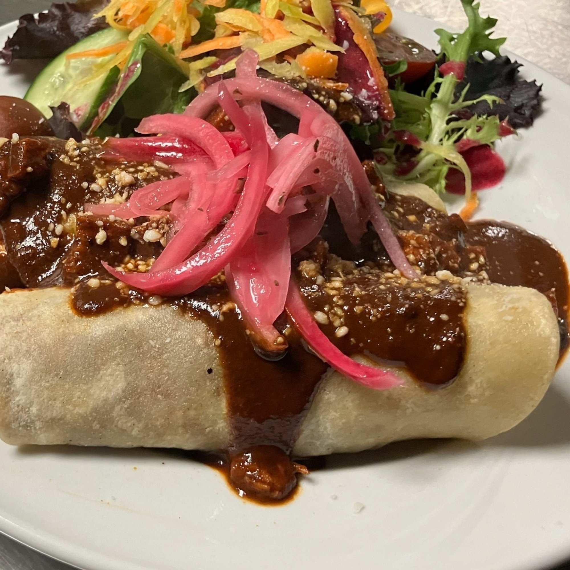 Chicken enchiladas
