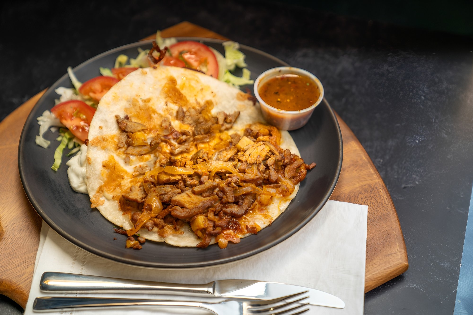 Mixed Meat Quesadilla