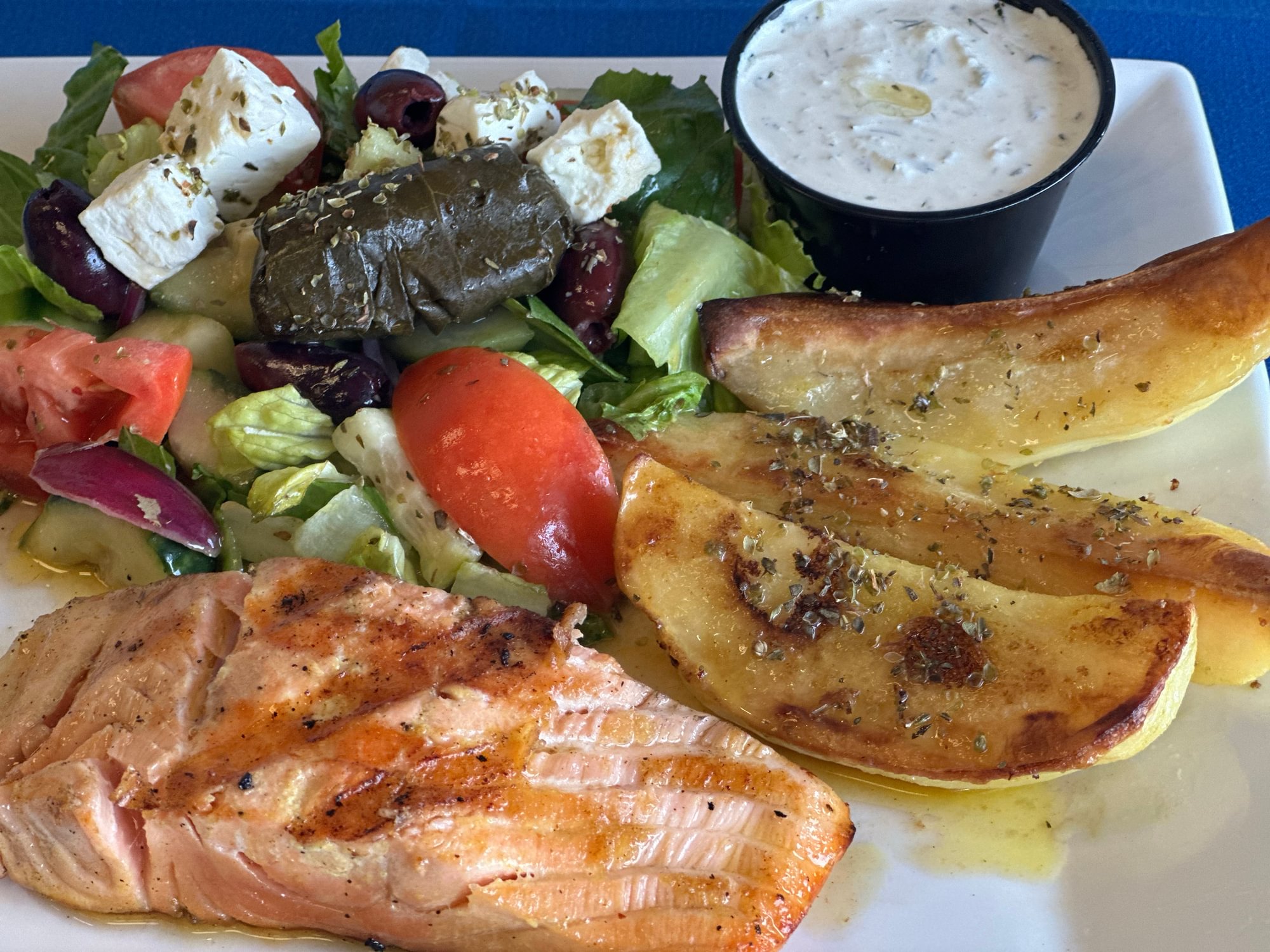 Grilled Salmon Platter