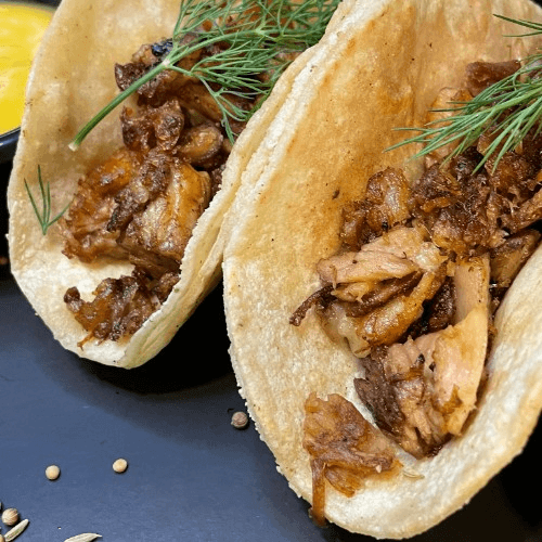 3 Pork Carnitas Tacos