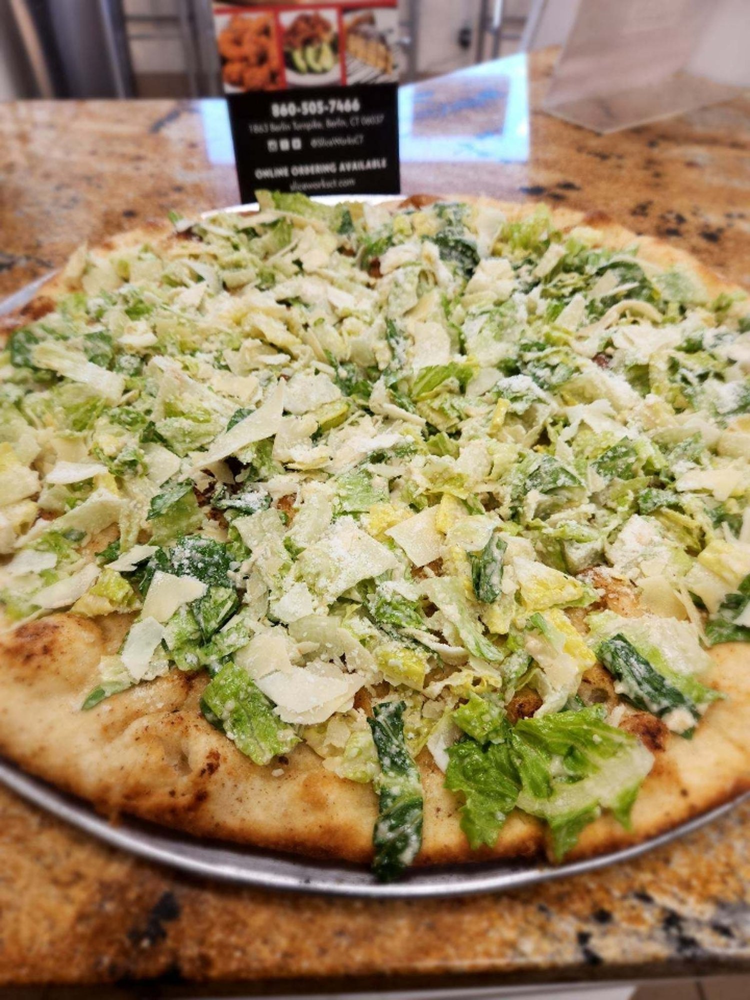 LG Caesar Salad Pizza