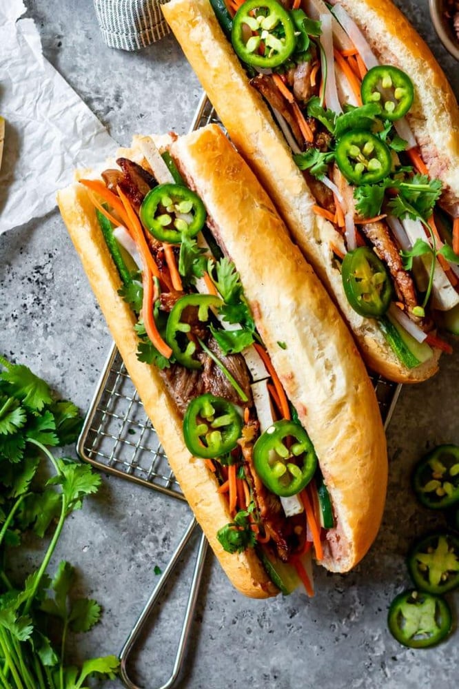 Charbroiled Beef Banh Mi