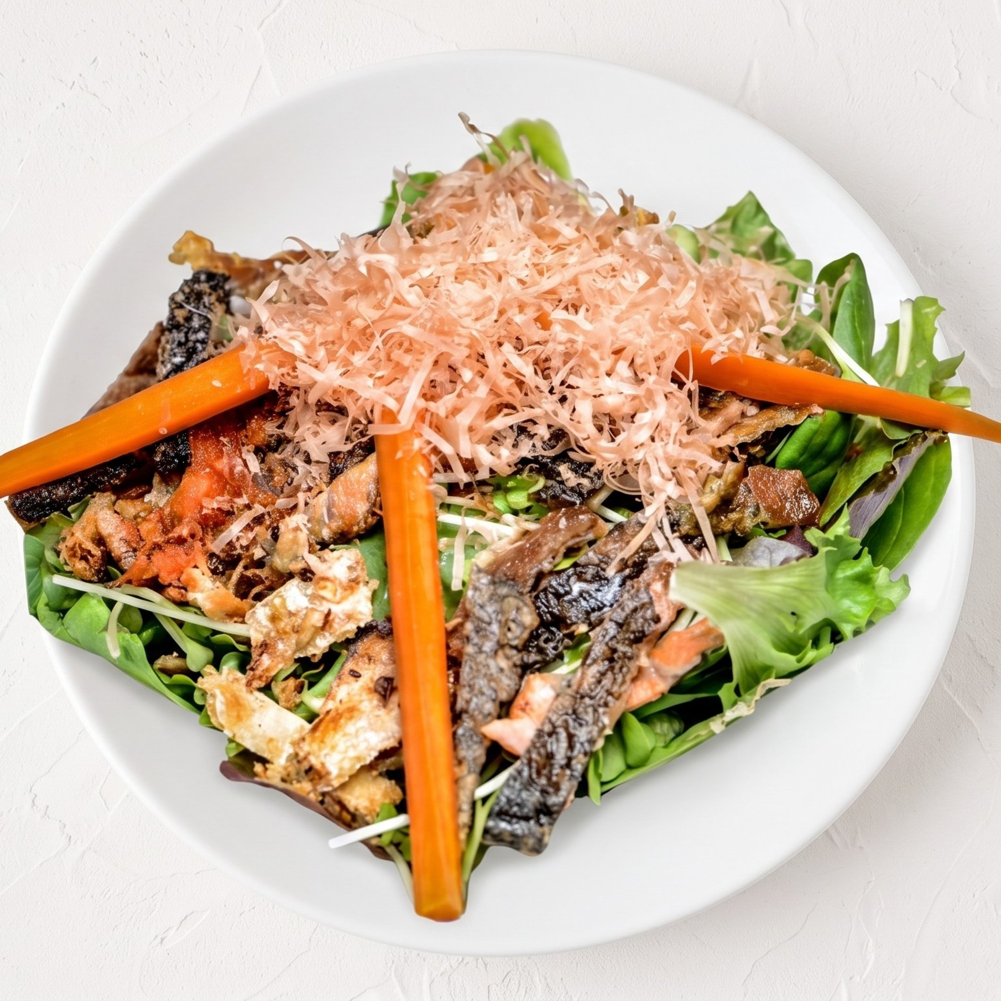 Salmon Skin Salad