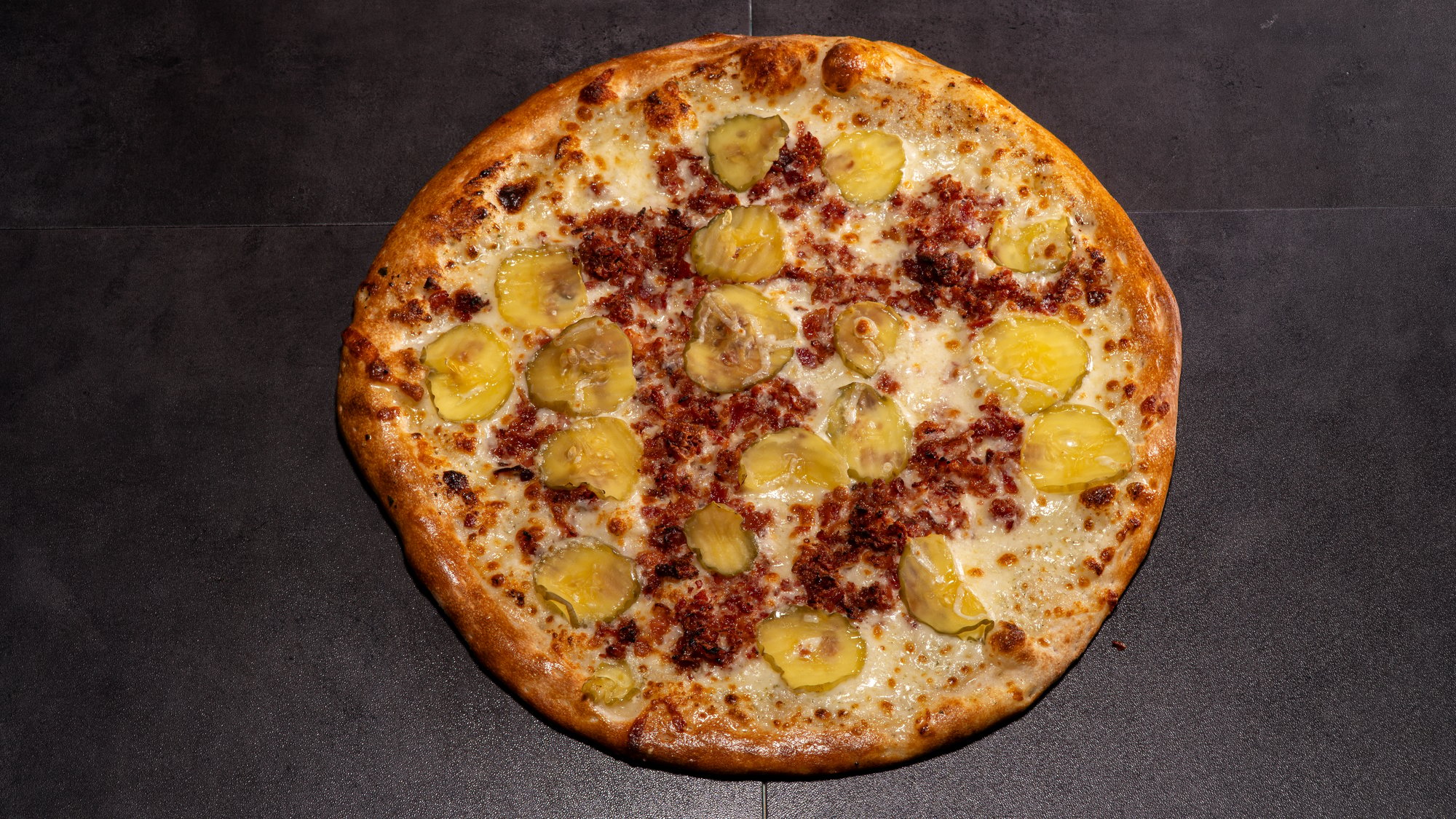 Pickle Bacon Pizza