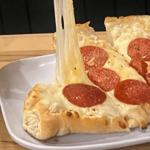 Garlic Bread with Cheese & Pepperoni