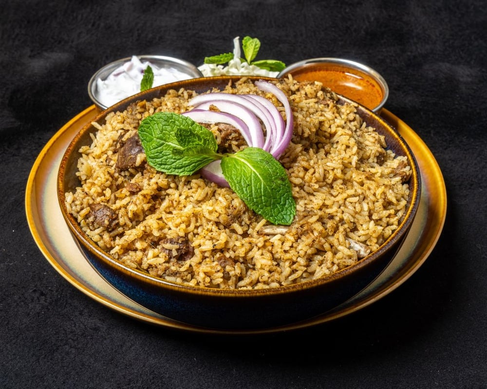 Dindugal Mutton Seeraga Samba Biriyani