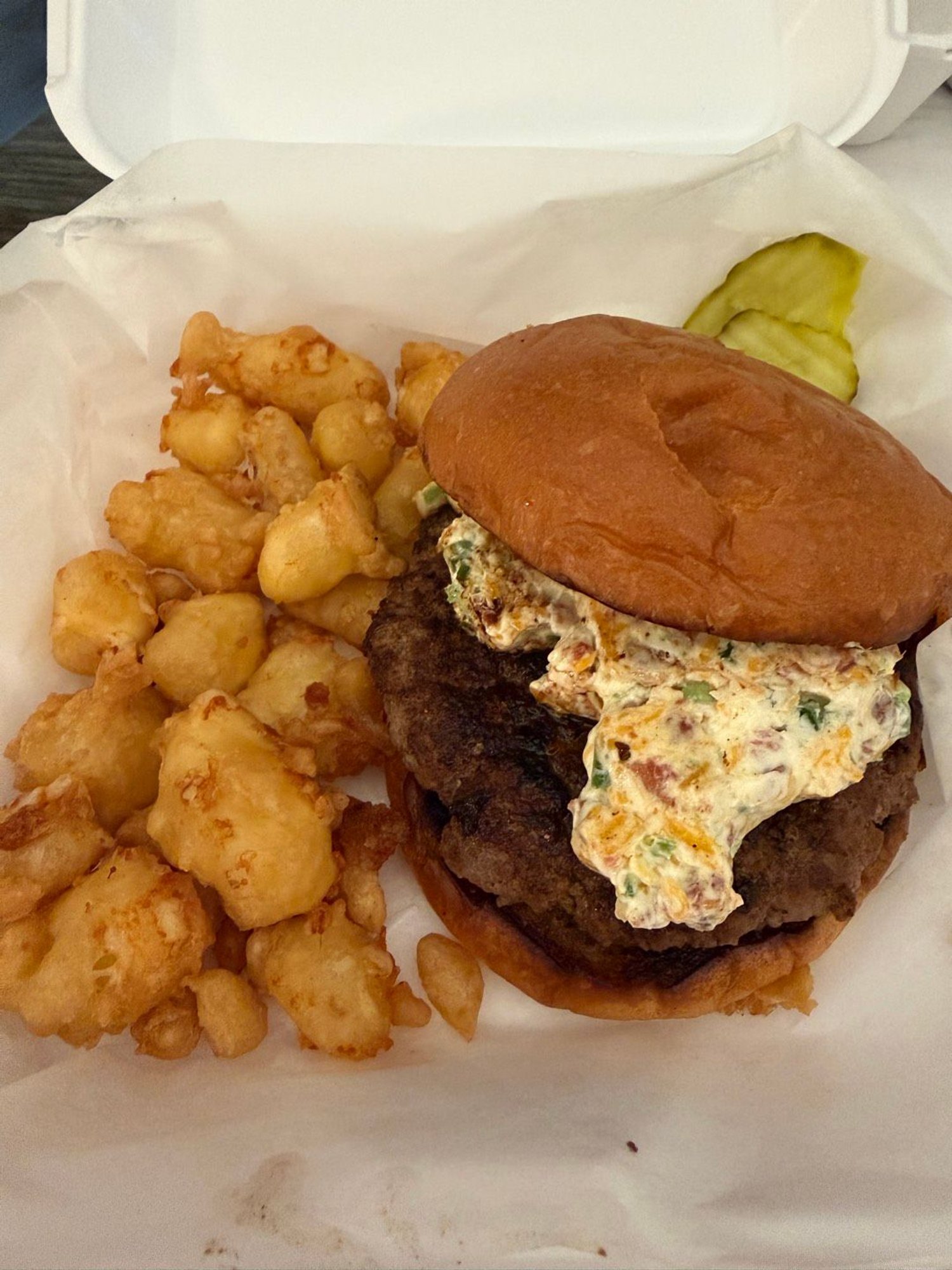 Jalapeno Popper Dip Burger