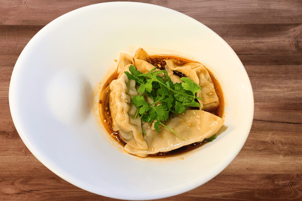 SPICY GARLIC DUMPLINGS