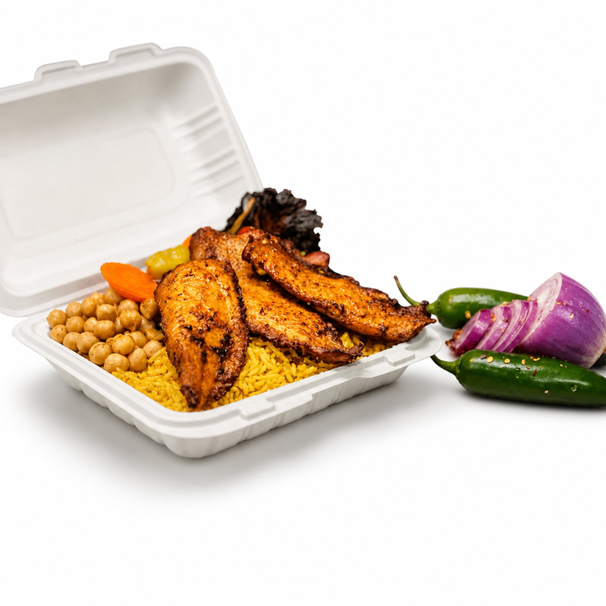 Tilapia Fish with Rice